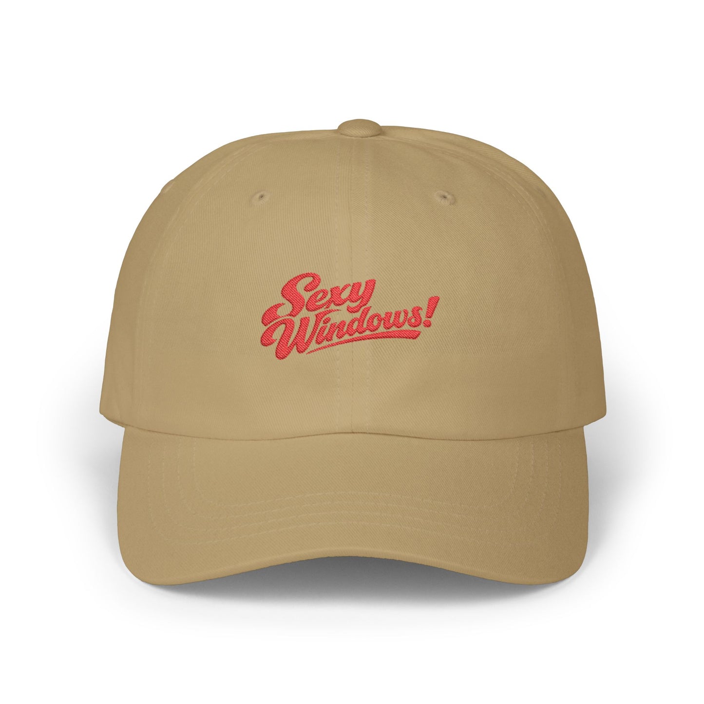 Sexy Windows! Crew Cap | Red Embroidered