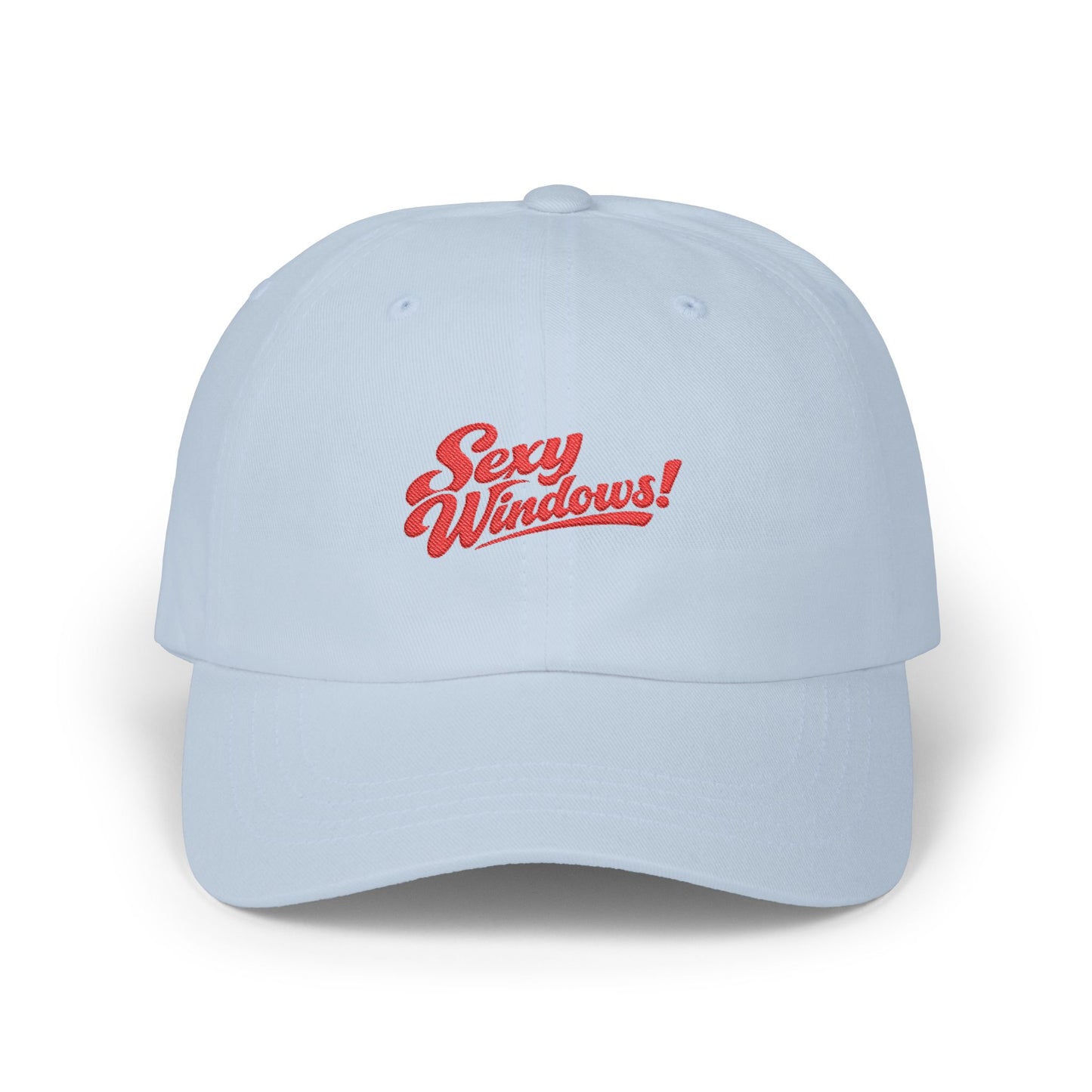 Sexy Windows! Crew Cap | Red Embroidered